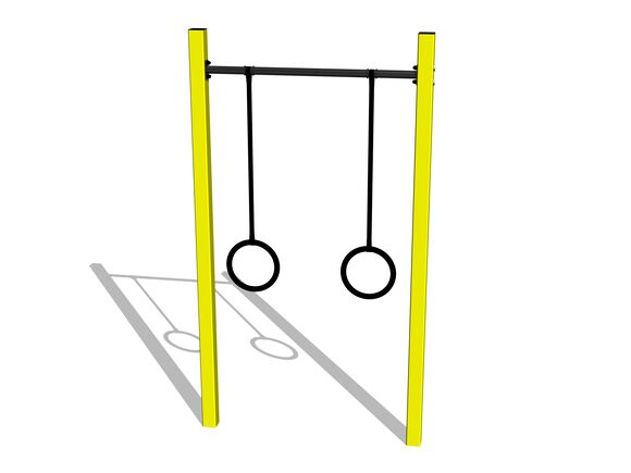 Street workoutový prvek WP8014YD - žlutý