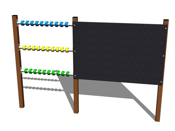 Kreslicí tabule s počítadlem TK201KW - hnědá