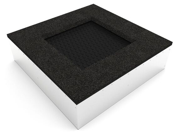 Trampolína do země TRA-C140-DZ - černá