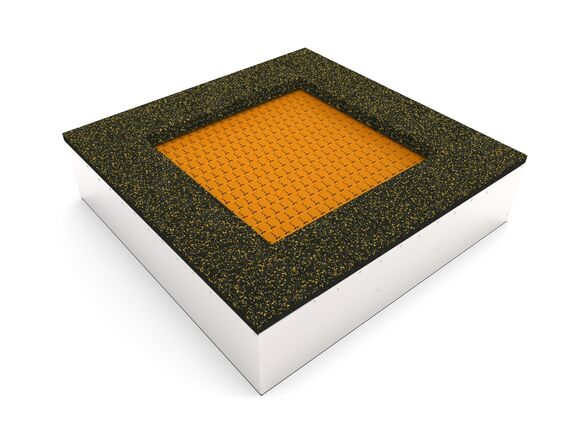 Trampolína do země TRA-C160-OZ - oranžová