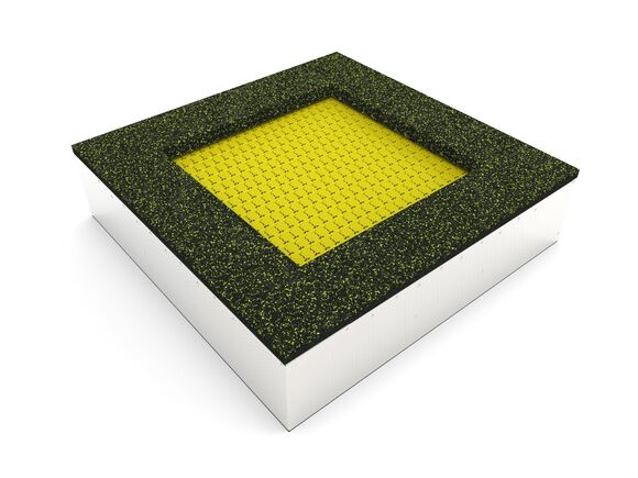 Trampolína do země TR-C160-YZ - žlutá