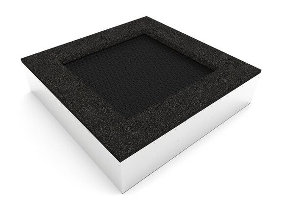 Trampolína do země TR-C180-DZ - černá