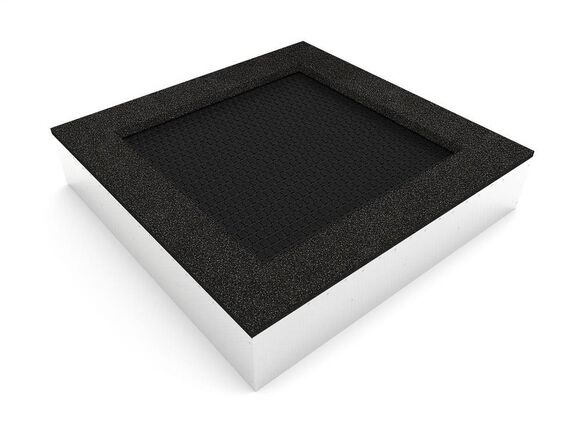 Trampolína do země TRA-C210-DZ - černá