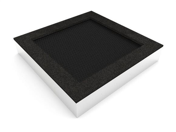 Trampolína do země TRA-C240-DZ - černá