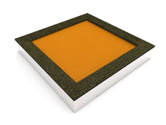 Trampolína do země TR-C260-OZ - oranžová