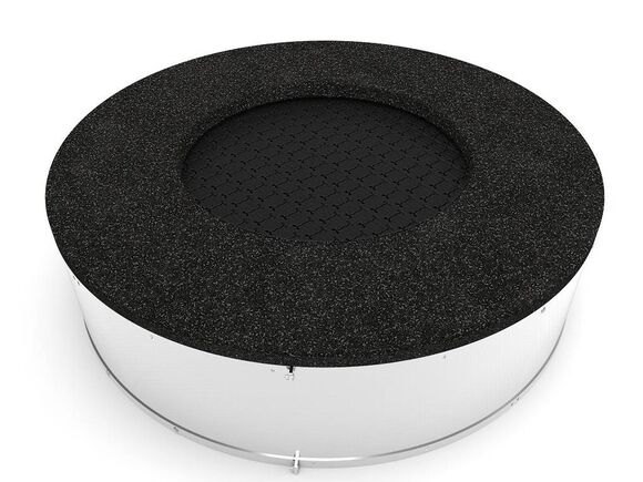 Trampolína do země TRA-K145-DZ - černá