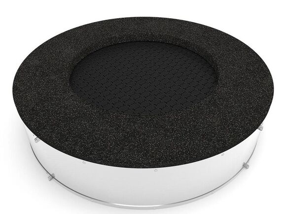 Trampolína do země TRA-K170-DZ - černá