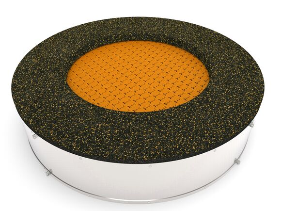 Trampolína do země TRA-K170-OZ - oranžová