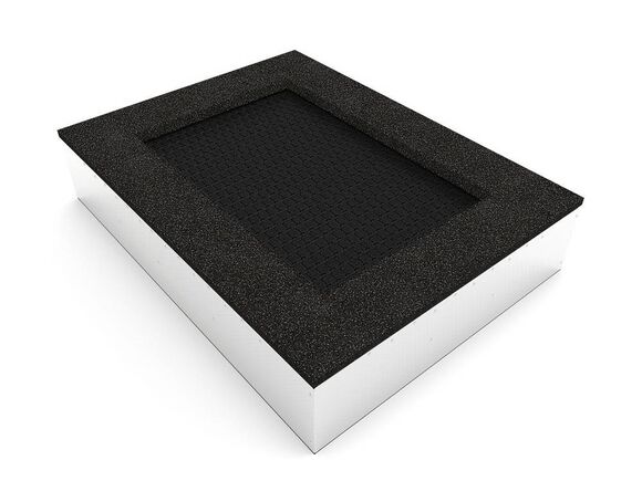 Trampolína do země TR-O210-DZ - černá