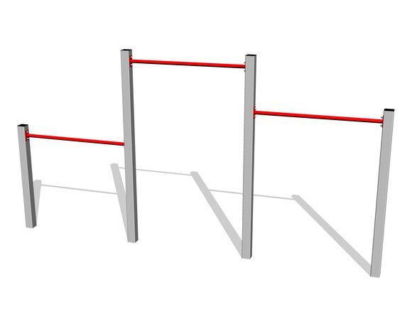 Trojhrazda - stříbrná (v.p. 1,5 m)