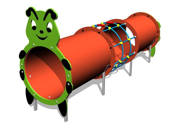 Tunelový prvek - Housenka MIDI (UV stabilní) TUP2002K - celokovový