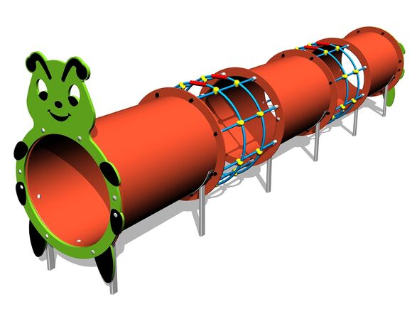 Tunelový prvek - Housenka MAXI (UV stabilní) TUP3002K - celokovový