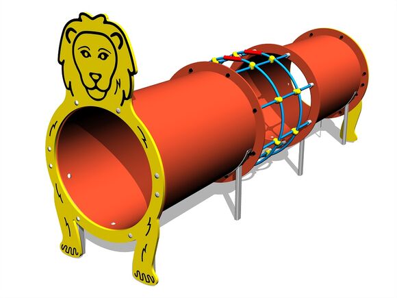 Tunelový prvek - Lev MIDI (UV stabilní) TUP2007K - celokovový