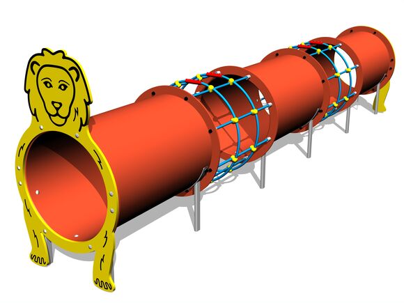 Tunelový prvek - Lev MAXI (UV stabilní) TUP3007K - celokovový