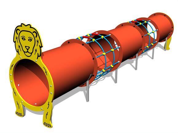 Tunelový prvek - Lev MAXI (UV stabilní) TUP3007K - celokovový