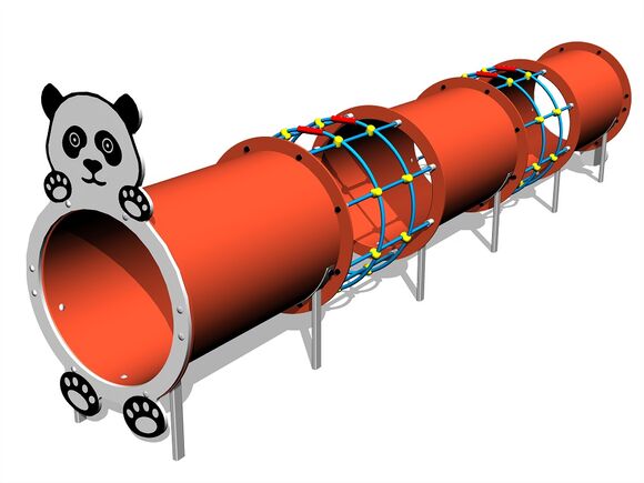 Tunelový prvek - Panda MAXI (UV stabilní) TUP3004K - celokovový