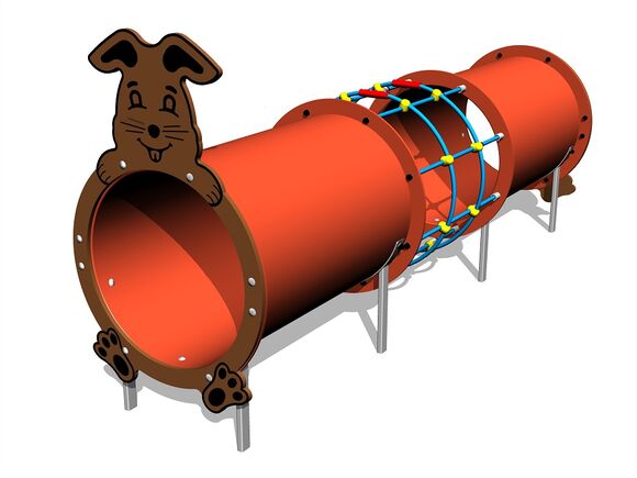 Tunelový prvek - Zajíc MIDI (UV stabilní) TUP2005K - celokovový