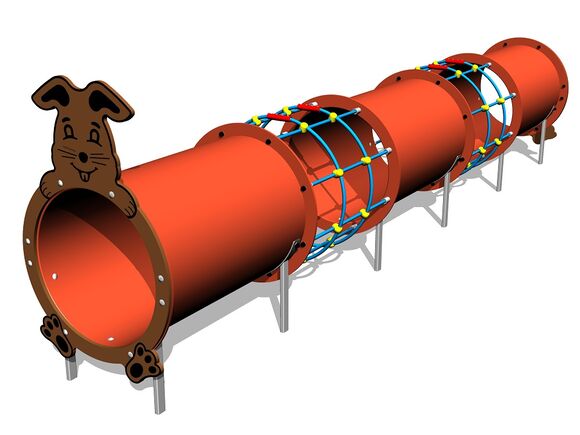 Tunelový prvek - Zajíc MAXI (UV stabilní) TUP3005K - celokovový