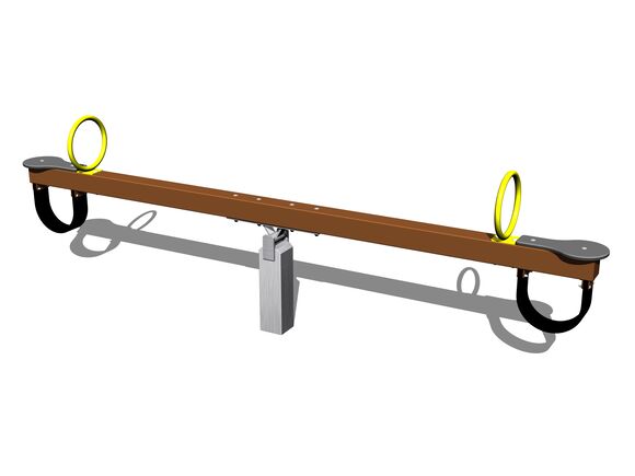 Vahadlová dvojhoupačka VH201KW - hnědá