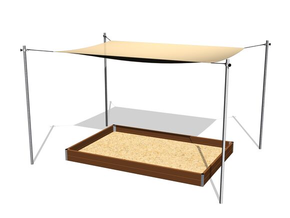 Zastínění pískoviště posuvné 3x2 m ZP322