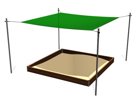 Zastínění pískoviště posuvné 3x3 m ZP330