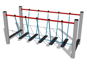 Balanční lanová lávka - stříbrná (v.p. 1 m)