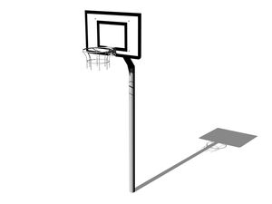 Basketbalový koš BK001K - celokovový