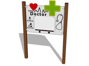 Edukační panel - Doktor EDP6111K - celokovový