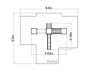 Herní sestava hrad UNH3018KW - hnědá