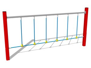 Opičí dráha Překračovací lano - celokovová (v.p. 1 m)