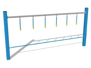 Opičí dráha Ručkovací lano - celokovová (v.p. 1 m)
