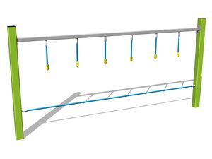 Opičí dráha Ručkovací lano - limetková (v.p. 1 m)