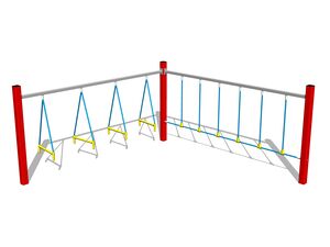Opičí dráha - červená (v.p. 1 m)