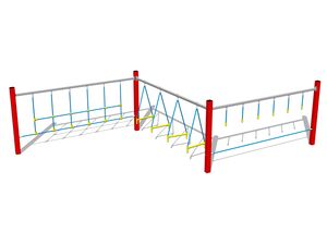 Opičí dráha - červená (v.p. 1 m)
