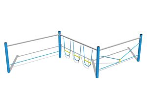 Opičí dráha - celokovová (v.p. 1 m)