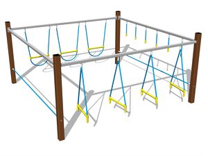 Opičí dráha - celokovová (v.p. 1 m)