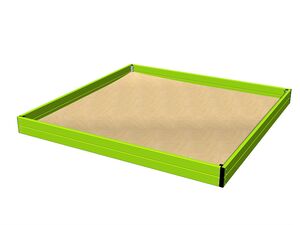 Pískoviště 3x3 m - celokovové