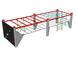 Šplhací sestava SS605KS - stříbrná