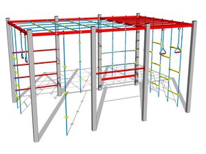 Šplhací sestava - celokovová