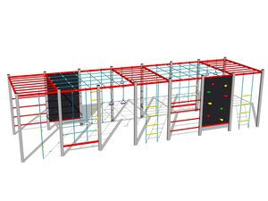 Šplhací sestava - stříbrná