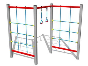 Šplhací sestava - celokovová