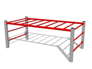 Šplhací sestava - celokovová