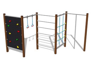 Šplhací sestava - celokovová