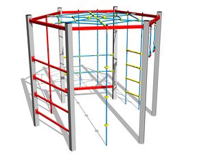 Šplhací sestava - celokovová