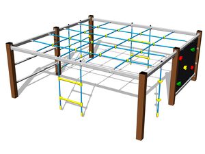Šplhací sestava - celokovová