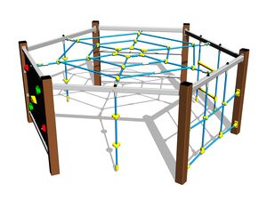 Šplhací sestava - celokovová