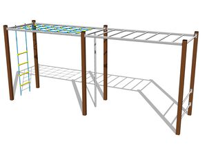 Šplhací sestava - hnědá