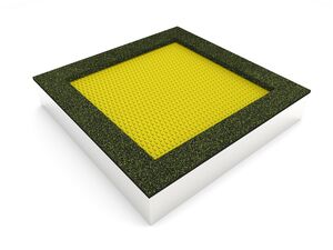 Trampolína do země - žlutá