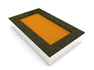 Trampolína do země TRA-O270-OZ - oranžová