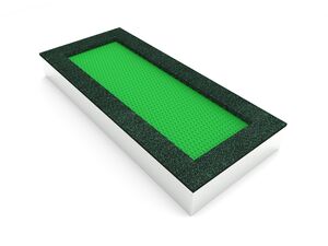 Trampolína do země - zelená